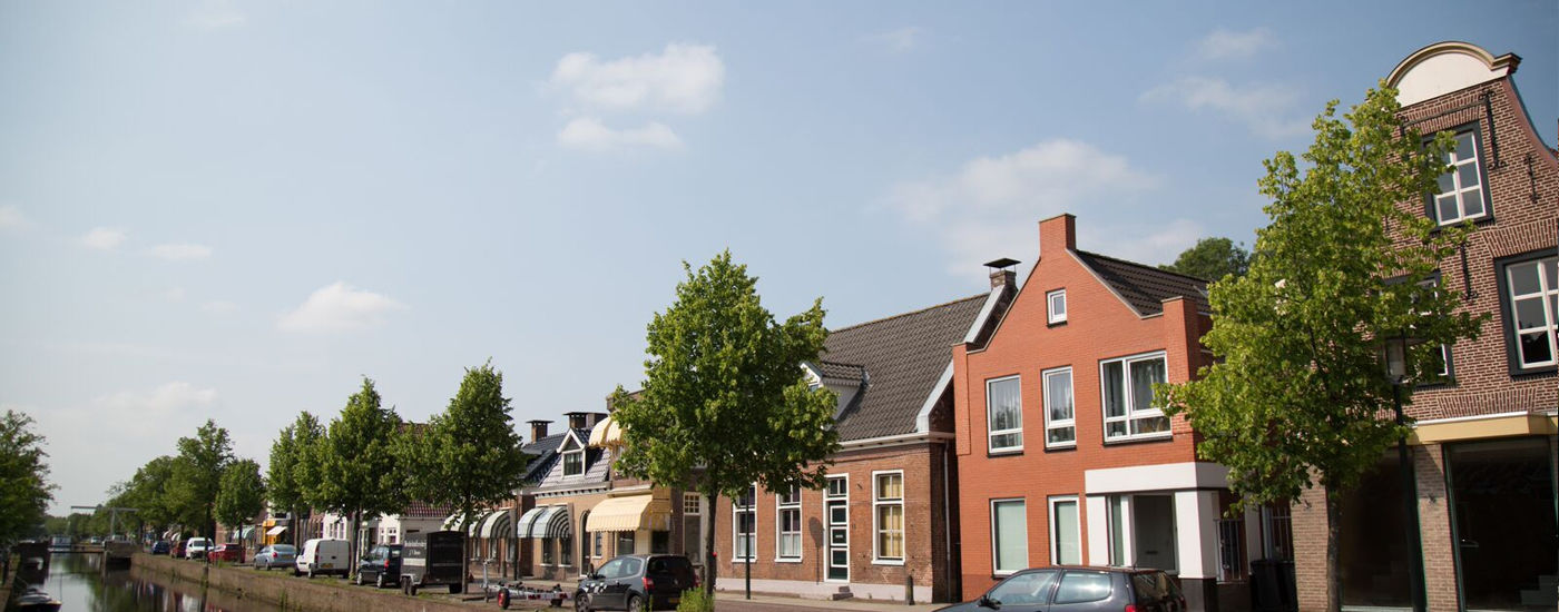 De omgeving van Van Campen & Dijkstra makelaars in ass. BV, RegioBank in Gorredijk